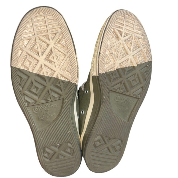 Converse Chuck Taylor All Star 70 Hi Olive Green Coral Sneakers Men 7‎ Women 9 - Picture 3 of 8